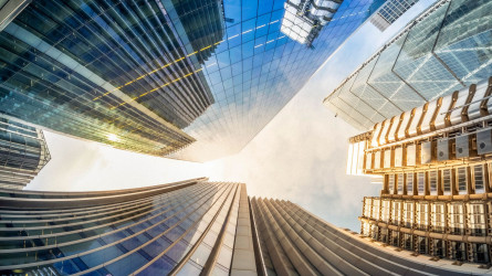 Edificios desde abajo