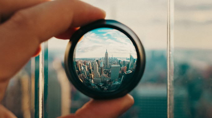 ciudad desde el cielo