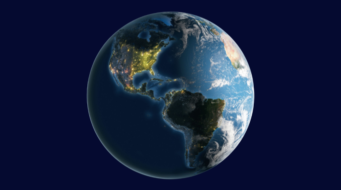 ciudad desde el cielo