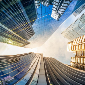 Edificios desde abajo