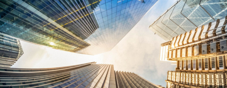 Edificios desde abajo