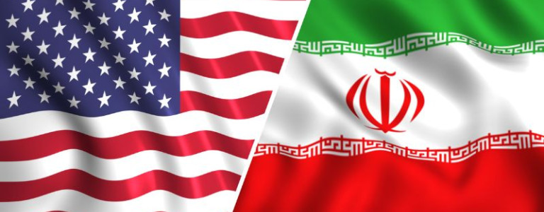 bandera de estados unidos e irán