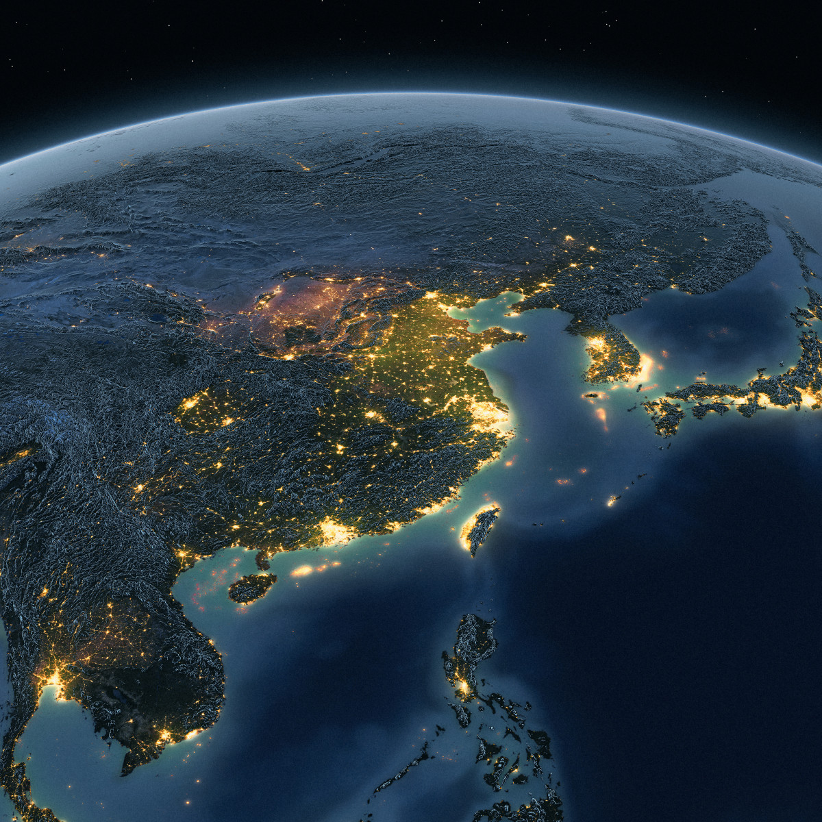 ciudad desde el cielo